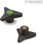 Three-arm knob VB.839/63 B-M10-C17
